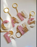 Resin Alphabet Keychain