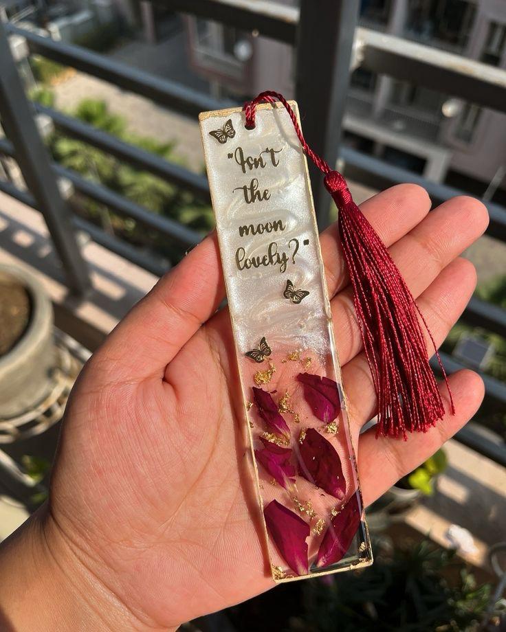 Personalized Resin Bookmark