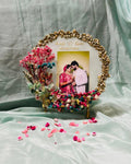 Preserved Flower Photo Frame - Pink Theme