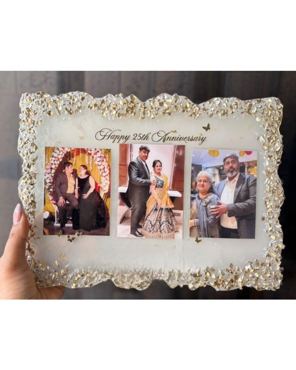 Personalized Resin Photo Frame - Rectangle