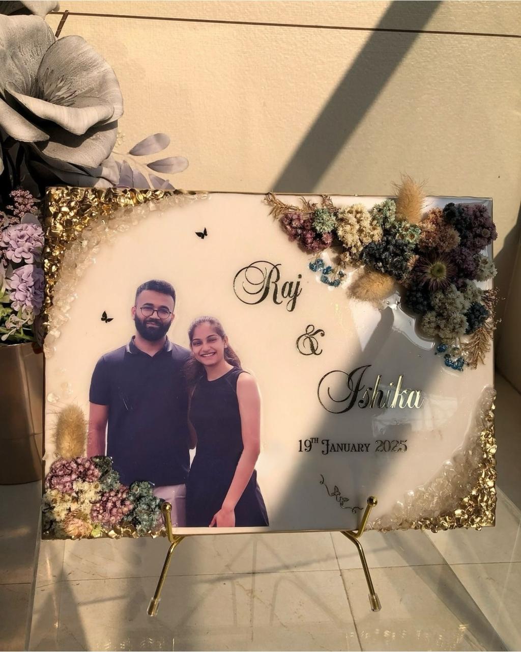 Personalized Resin Photo Frame - Rectangle