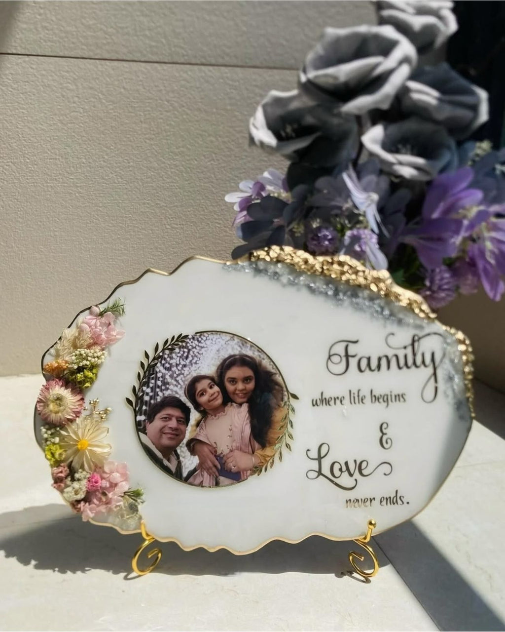 Resin Photo Frame - Unique Shape