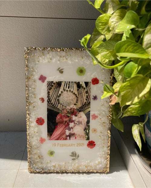 Personalized Resin Photo Frame - Rectangle